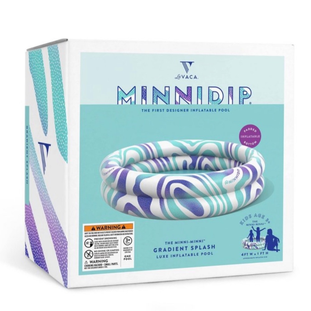 MINNIDIP Pool Minni-Minni - Gradient Splash
Discontinued style so cute!!